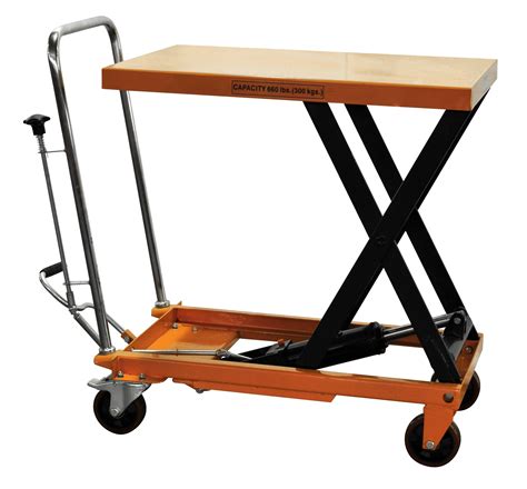Hydraulic Lift Table Cart 32 932 X 19 1116 X 1 3132 Table Size