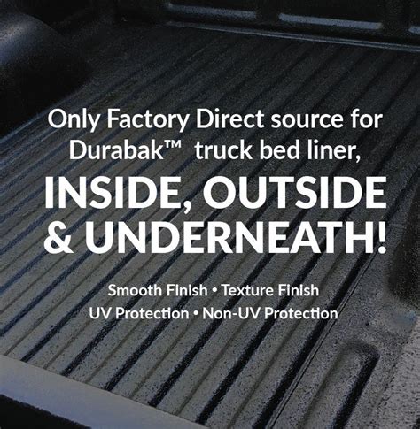 Protect your truck bed yourself. Durabak is the Best Do-It-Yourself Bed Liner Paint, Roll On & Spray Colored Truck Bed Liner ...