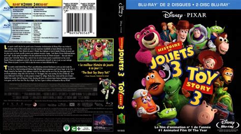 Toy Story 3 Movie Blu Ray Scanned Covers Toy Story 3 Histoire De