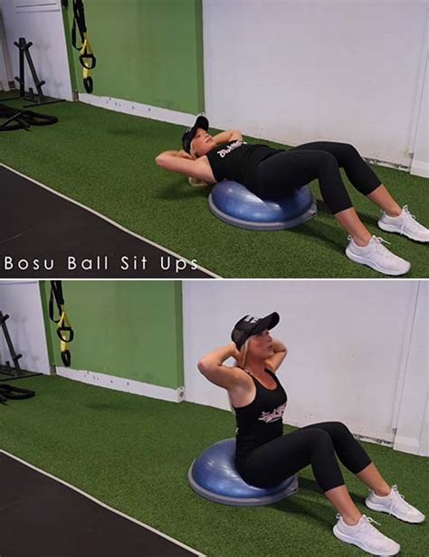 15 Best Bosu Ball Exercises To Improve Balance And Core Strength