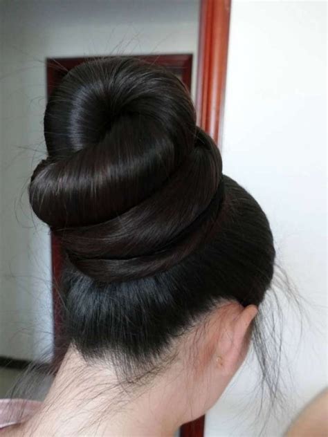 Pin By On Super Glossy And Silky Longhair Long Hair Styles Big Bun