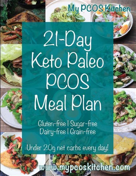 My PCOS Kitchen 21 Day Keto Paleo PCOS Meal Plan This Is A 21 Day