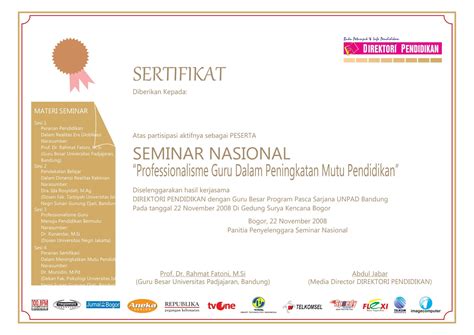 2 certificate borders and other graphic elements. Contoh Template Sertifikat Pelatihan