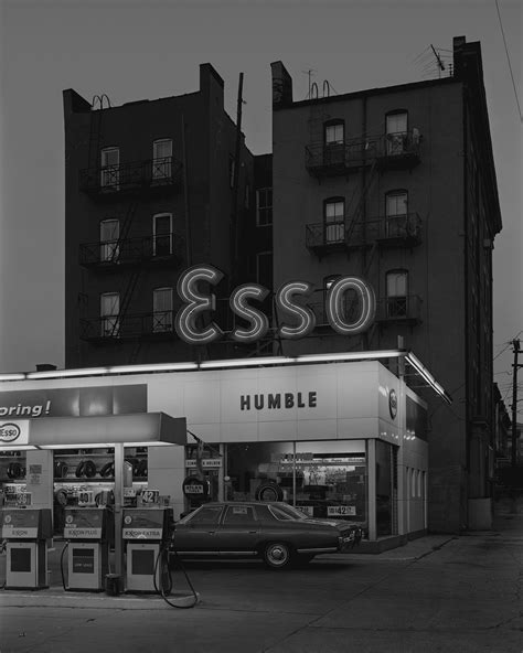 esso station and tenement house 1972 george tice gallery gadcollection paris
