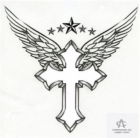 A cross makes a wonderful anchor for a larger tattoo design as well. Cool Pictures Of Crosses To Draw - Cliparts.co