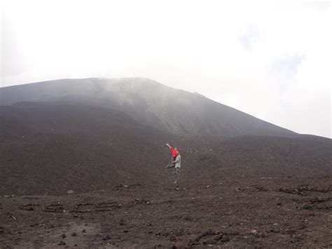 Here Today Guatemala Roasting Marshmallows On Volcan Pacaya