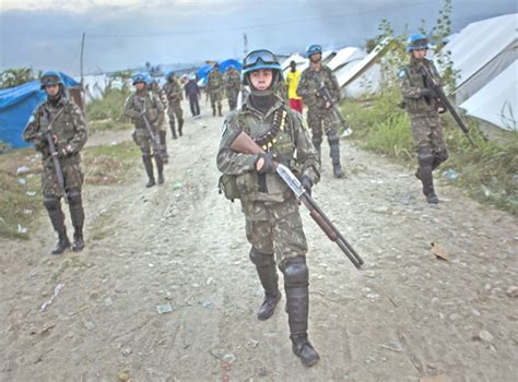 haitian protester killed by un in cholera riot the independent the independent