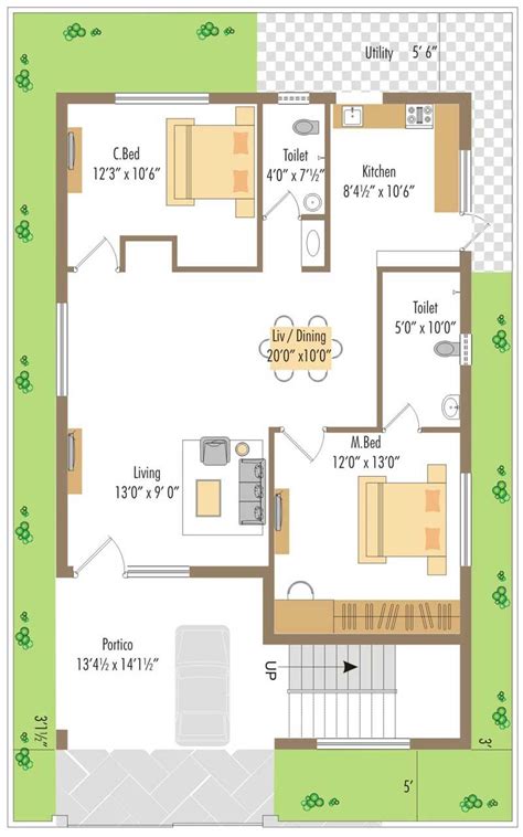 23 45 House Plan West Facing Sally Collins