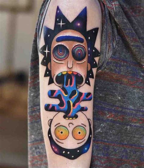 Pin Em The Very Best Rick And Morty Tattoos