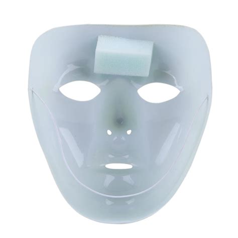 Nhbr Glow In The Dark Noctilucent Face Mask For Halloween Masquerade