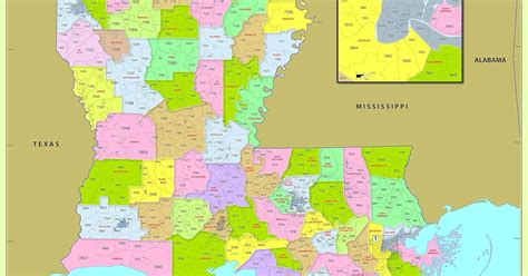 Zip Codes In Louisiana Map Tour Map