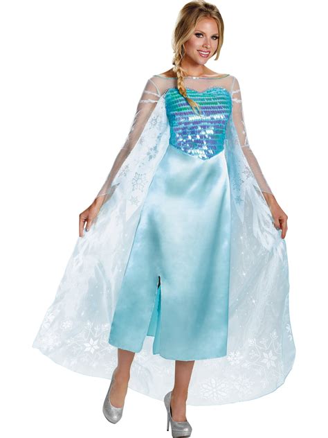 Disneys Frozen Elsa Deluxe Costume For Women