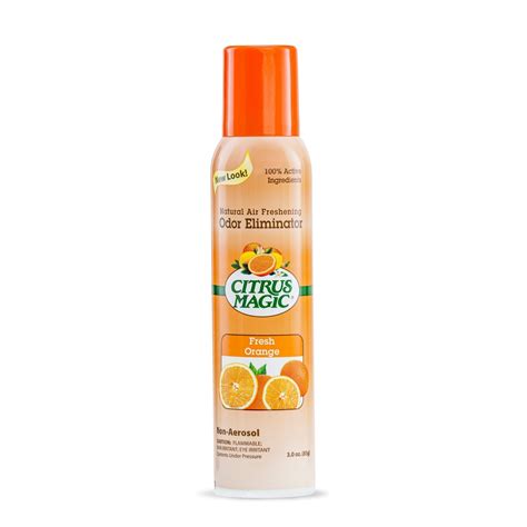 Citrus Magic Natural Odor Eliminating Air Freshener Spray Fresh Orange