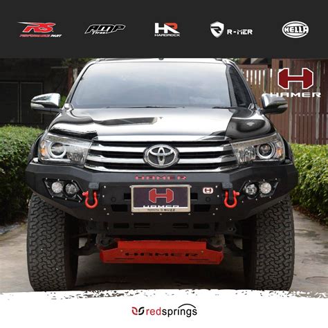 Toyota Hilux Revo King Series Front Steel Bumper Rs Am106