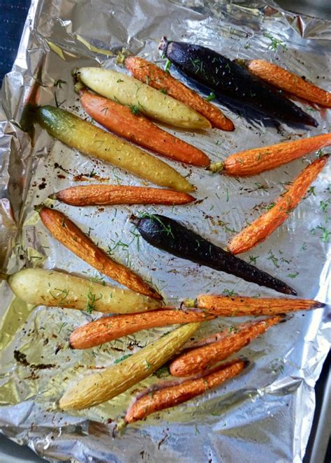 Roasted Whole Carrots A Hint Of Honey