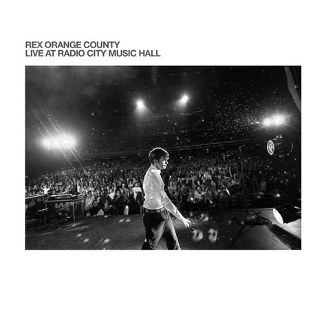 Rex Orange County - Live at Radio City Music Hall Lyrics and Tracklist ...