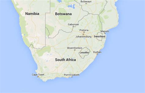 ﻿mapa De Sudáfrica﻿ Donde Está Queda País Encuentra Localización