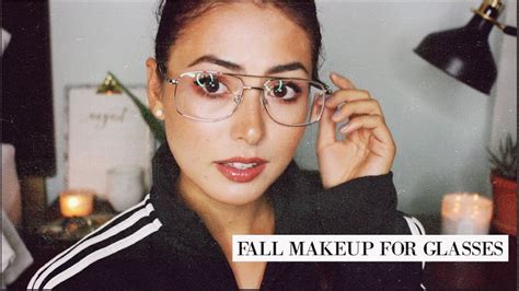 fall makeup tutorial for glasses wearers youtube