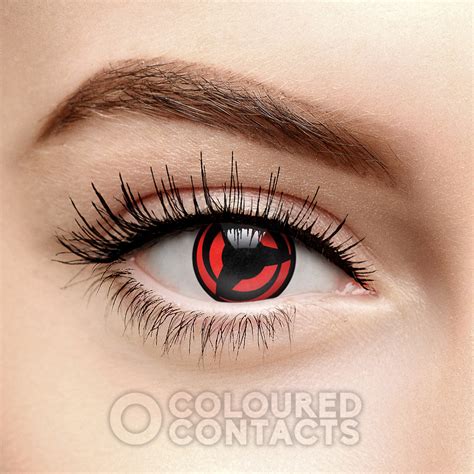 Red Black Kakashi 30 Day Colored Contacts Anime Contact Lenses