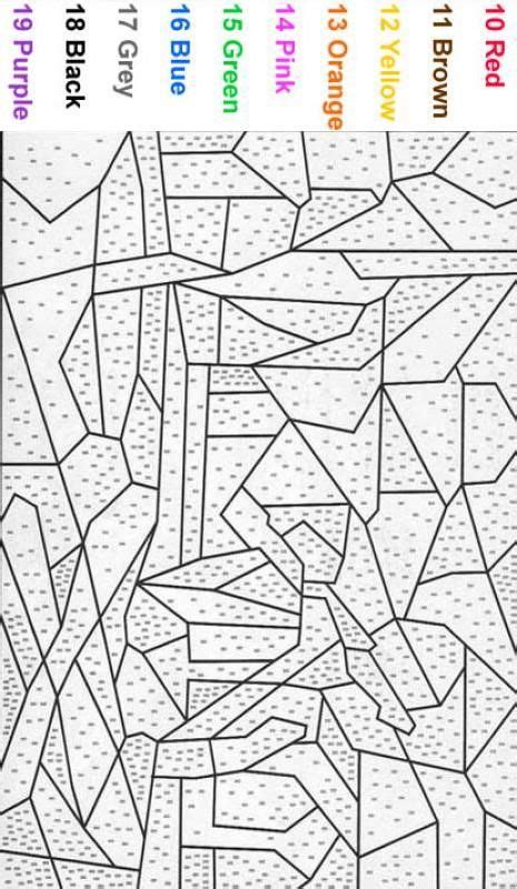 Color By Number Coloring Pages For Adults Beginner Color By Number