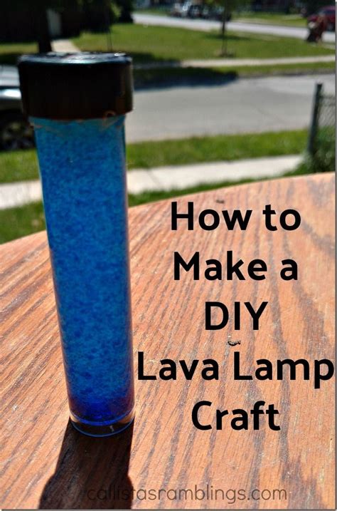 With a homemade lava lamp, you will have an easy way to explain density to young kids. How to Make a DIY Lava Lamp Craft - Easy and Fun! | Lava lamp diy, Lava lamp, Lamp