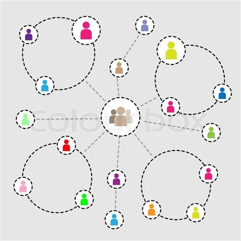 Social Network Stock Vektor Colourbox