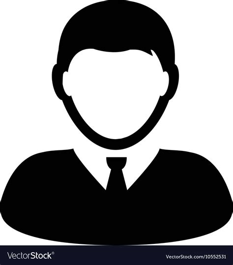 User Icon Businessman Profile Man Avatar Vector Image