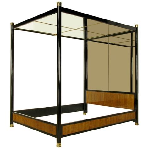 Often called testers, which derived from the latin word testa (or head), canopy beds were now, the canopy bed's regal return may reflect a growing desire for the comforts of traditional design. Image result for canopy bed with mirrored ceiling | Queen ...