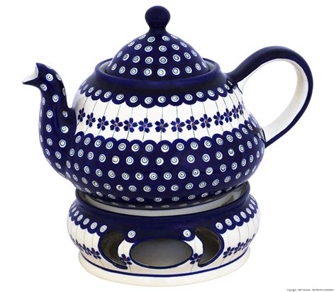 Original Bunzlauer Keramik Teekanne 1 5 Liter Mit Integriertem Sieb Und