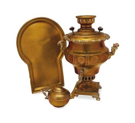 A Russian Brass Samovar