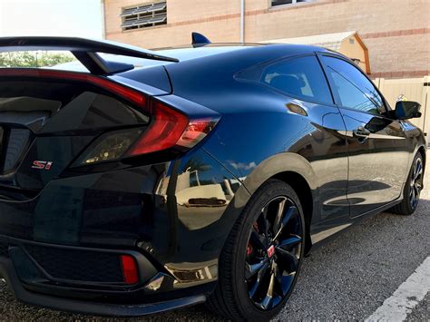 Just A Sexy Piece Of My Blacked Out 2017 Civic Si Rcivic