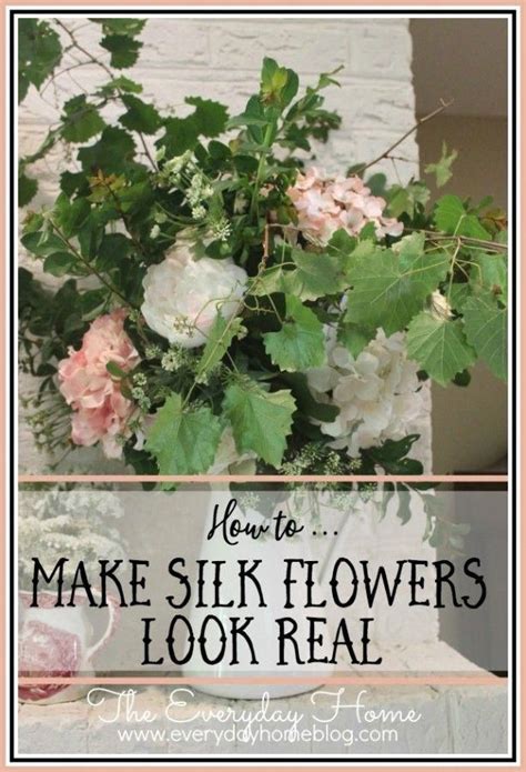 When shopping for your arrangement, look for flowers that have a natural, real appearance and that hang similar to a real flower. How to Make Silk Flowers Look Real | Silk flowers, Summer ...