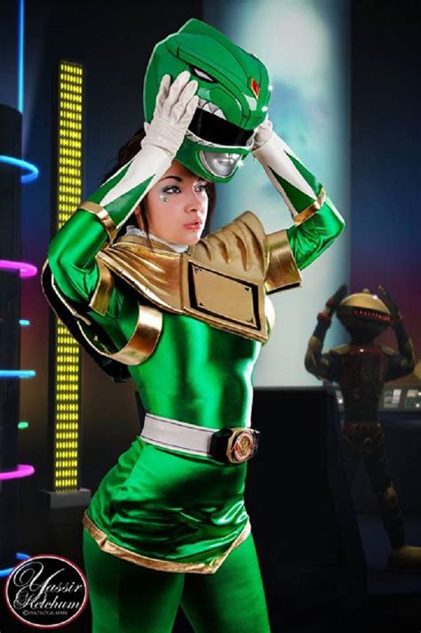 Rule 63 Green Power Ranger Cosplay By Soni Aralynn