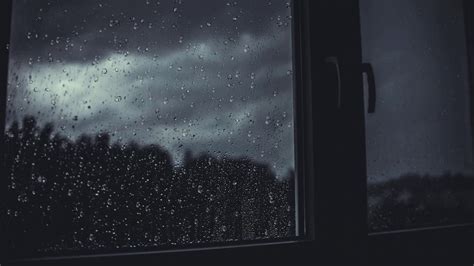 Rain On Window Thunder Soundsrain For Sleep Relaxation Youtube