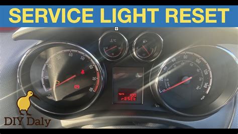 Vauxhall Meriva Service Light Code 82 Reset Procedure Youtube