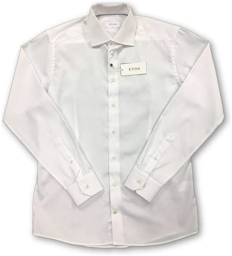 Eton Slim Shirt In White 175 Eton Clothing