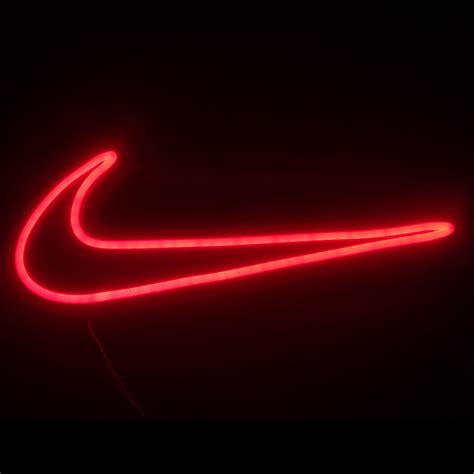 Signe Led De Nike Swoosh Signe De Lumière Néon Du Logo Nike Signe De