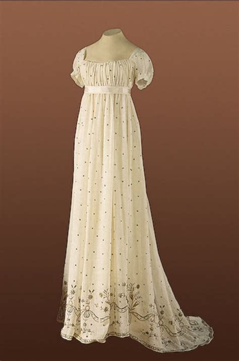 Embroidered Dress Gown Victorian Clothes Платья Ампир