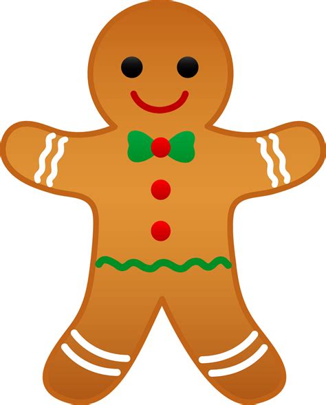 Christmas Gingerbread Man Clipart Clip Art Library