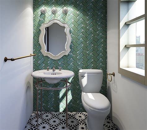 Karolina Interior Designer On Instagram Gorgeous Green Powder Room