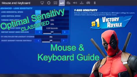 The Best Sensitivity For Beginners Fortnite Guide Mouse And