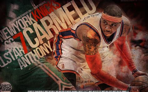Carmelo Anthony Knicks By Ishaanmishra On Deviantart