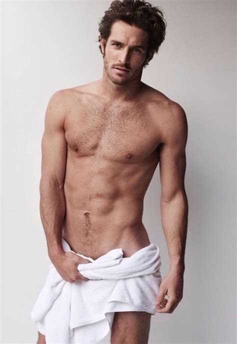 Justice Joslin And A White Bath Towel Justice Joslin Towel Series