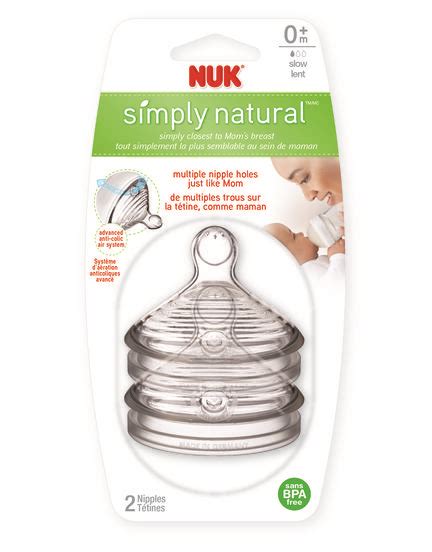 Nuk® Simply Natural™ Bottle Nipples Nuk Canada