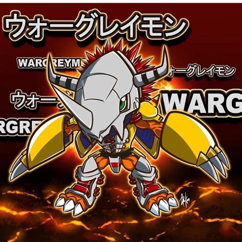 Chibi Wargreymon Digimon Personajes De Anime Dibujos
