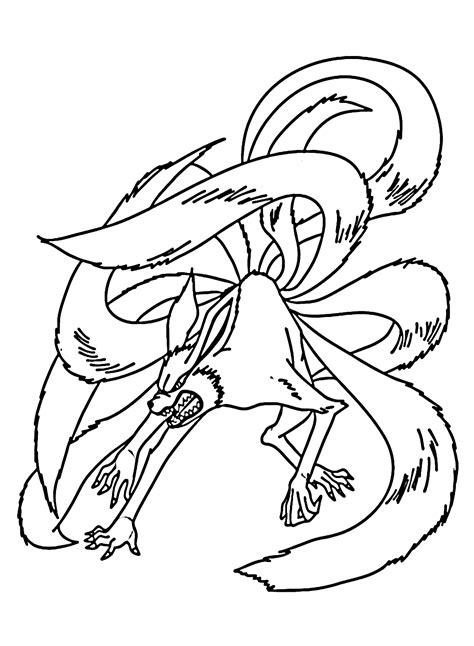 Kurama Susanoo Armor Kurama Coloring Pages P Ginas Para Colorear