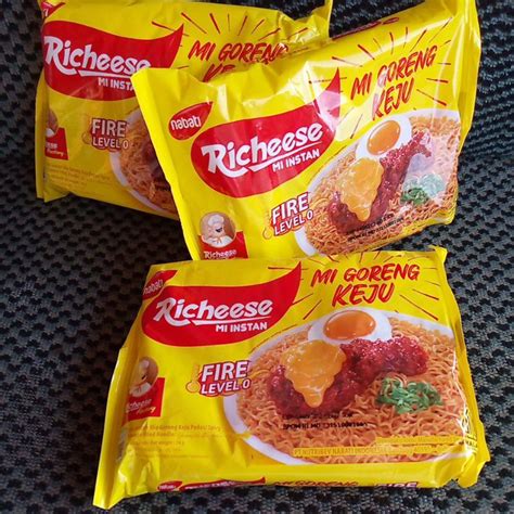 Jual PCS RICHEESE MIE GORENG KEJU LEVEL LEV G MI RICHESE NABATI INSTAN VIRAL Shopee