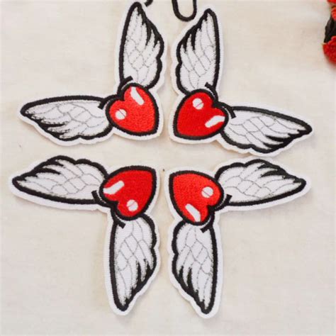 Newest 20pcs Embroidered Iron On Special Wings Of Angel Patches