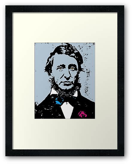 Henry David Thoreau 2 Framed Print By Impactees Framed Art Prints