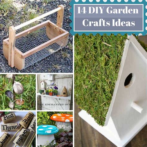 14 Diy Garden Crafts Ideas Home And Gardening Ideas